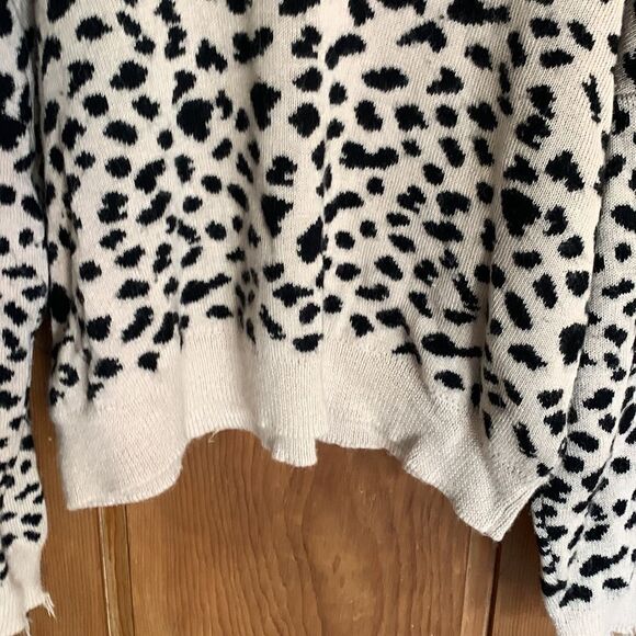 Nation leopard print alpaca pullover sweater - Picture 3 of 7
